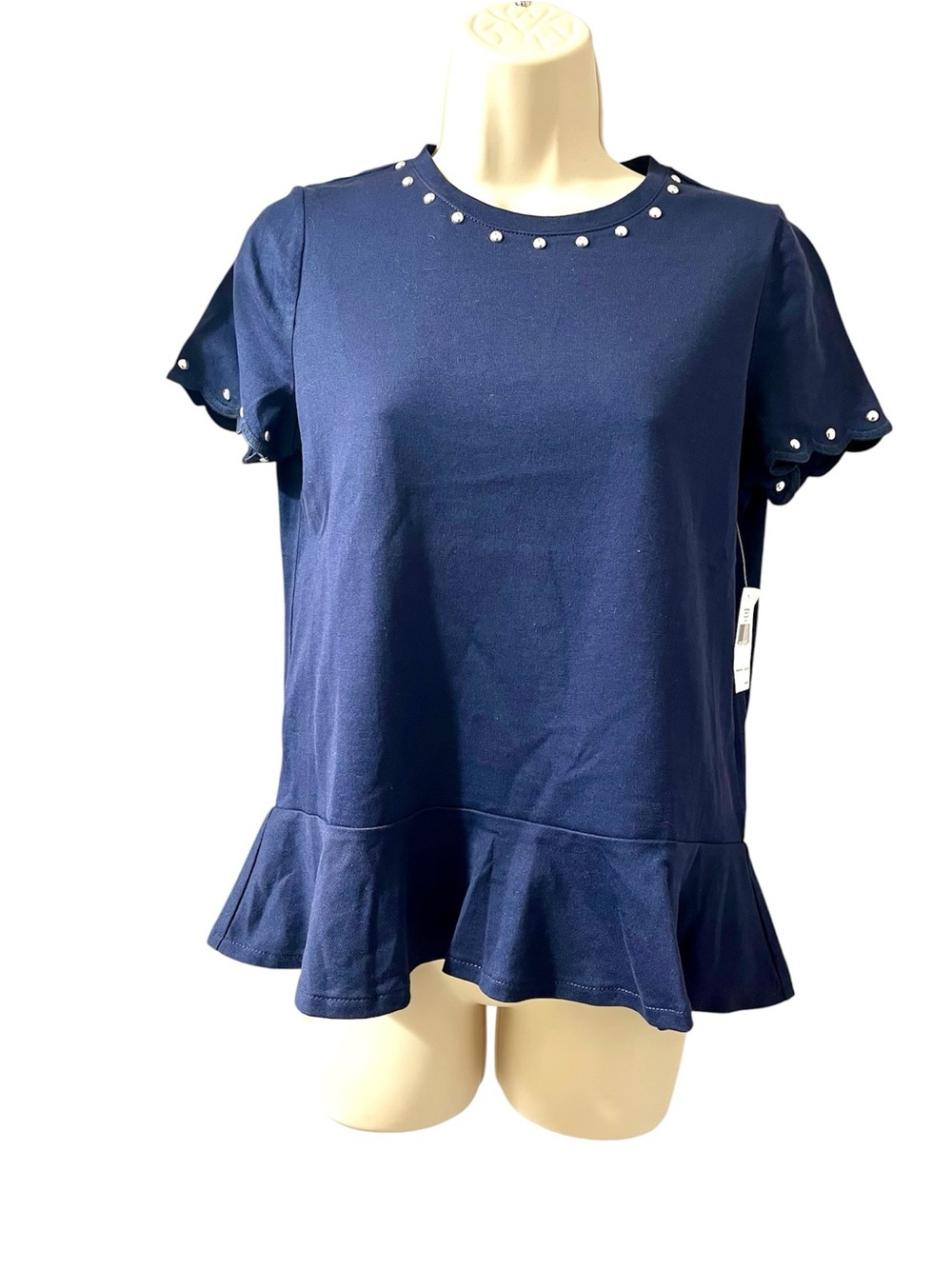 KATE SPADE Stud Embellished Top NWT